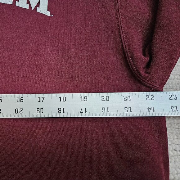 Fordham University Champion Hoodie Sweatshirt Large L - Maroon Red Collegiate - Picture 4 of 8